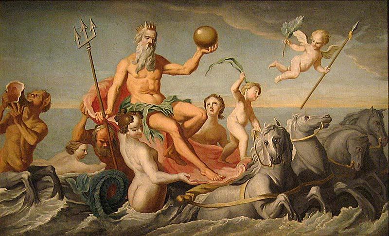 John Singleton Copley The Return of Neptune Norge oil painting art